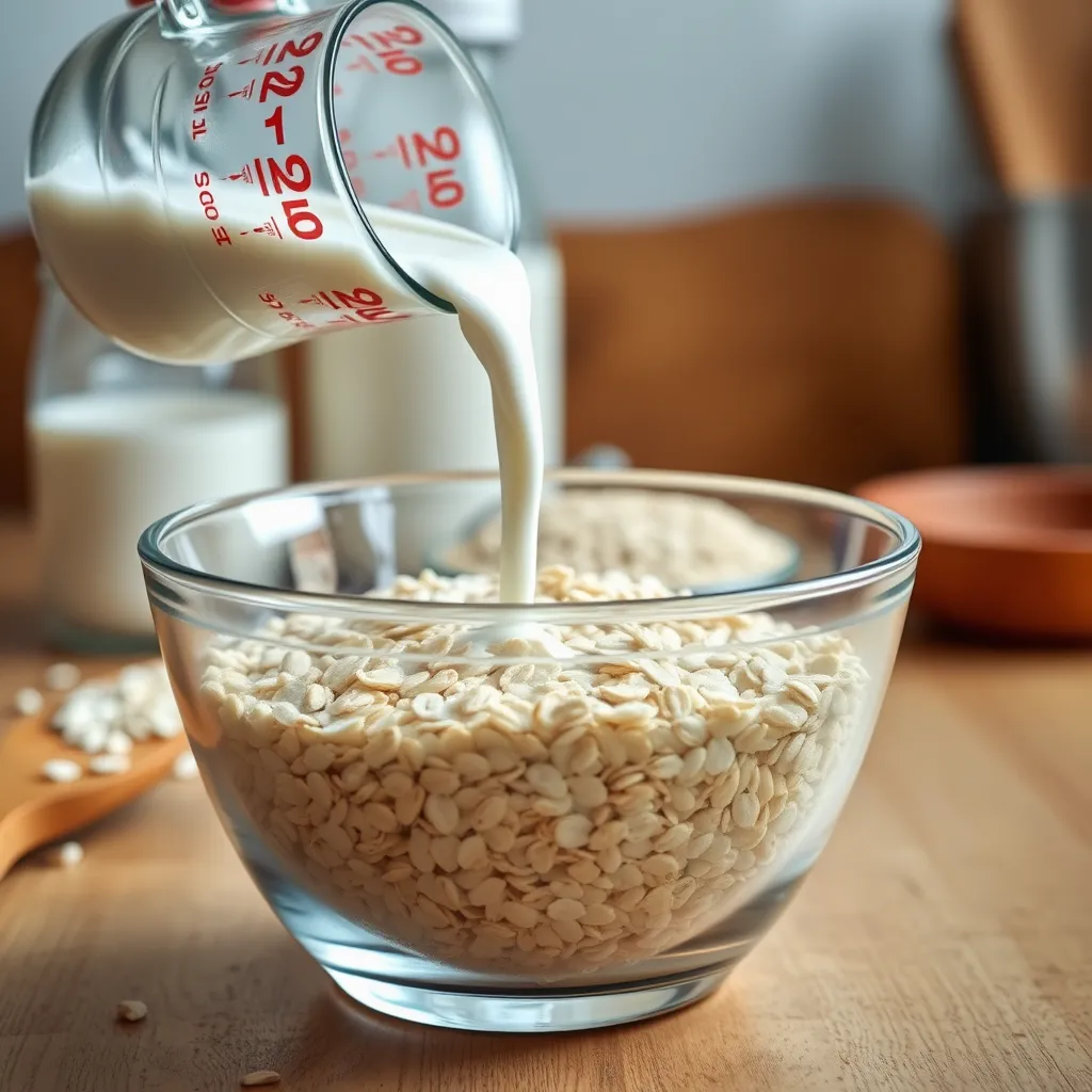Ile płatków owsianych na litr mleka