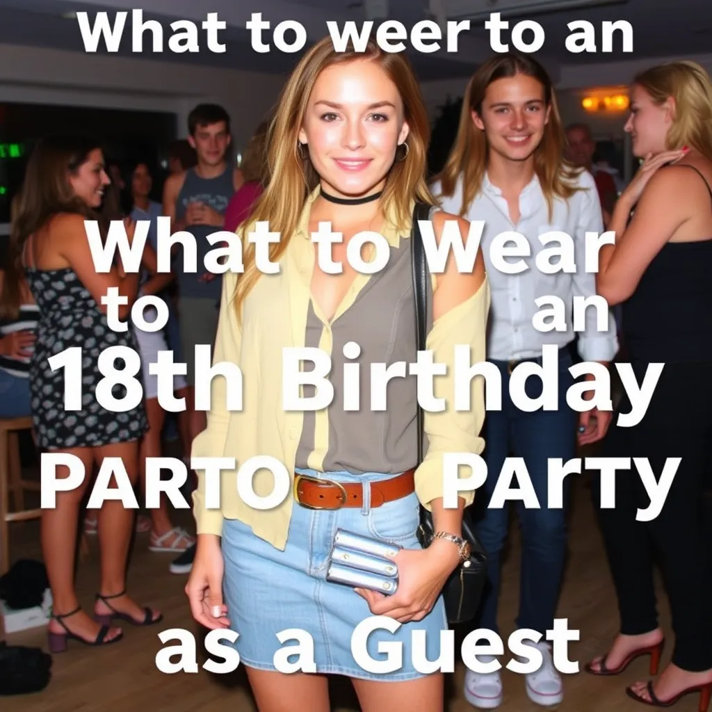Jak ubrać się na 18 urodziny jako gość?